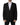 Dolce & Gabbana Dark Gray Stripe Wool Single Breasted Blazer