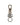 Dolce & Gabbana Silver Brass DG Logo Keychain Metal Ring Keyring