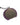 Dolce & Gabbana Purple Calfskin Leather Round Logo Hand Mirror Holder