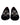 Dolce & Gabbana Black Velvet Floral Gun Loafers Dress Shoes