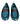 Dolce & Gabbana Blue Sequined Loafers Formal Dress Shoes