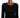 Dolce & Gabbana Black Knitted Wool Sheath Long Sleeves Dress