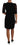 Dolce & Gabbana Black Floral Cut Out Pattern Coctail Dress