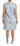 Dolce & Gabbana Light Blue Silver Shift Gown Dress