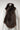Dolce & Gabbana Brown Raccoon Fur Neck Warmer Winter Scarf