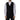 Dolce & Gabbana Black Wool Formal Dress Men Waistcoat Vest