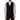 Dolce & Gabbana Black Wool Formal Dress Men Waistcoat Vest