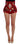 Dolce & Gabbana Red Silk Crystal Roses Shorts