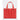 Ferrari Red Leather Handbag