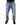 Dolce & Gabbana Blue Tattered Straight Cotton Denim Jeans