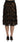 Dolce & Gabbana Black Gold Fringe Metallic Pencil A-line Skirt