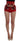Dolce & Gabbana Red Silk Crystal Roses Shorts