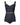 Dolce & Gabbana Blue Cotton Stretch Sleeveless Bodycon Denim Bodysuit