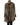 Dolce & Gabbana Brown Leopard Print Scarf Collared Chiffon Dress