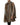 Dolce & Gabbana Brown Leopard Print Scarf Collared Chiffon Dress