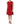 Dolce & Gabbana Red Wool Sleeveless Knee Length A-line Dress