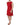 Dolce & Gabbana Red Wool Sleeveless Knee Length A-line Dress