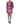 Dolce & Gabbana Metallic Fuchsia Floral Sheath Mini Dress