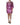 Dolce & Gabbana Metallic Fuchsia Floral Sheath Mini Dress