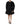 Dolce & Gabbana Black Cotton Long Sleeves A-line Mini Dress