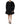 Dolce & Gabbana Black Cotton Long Sleeves A-line Mini Dress
