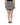 Dolce & Gabbana Gray Cotton Stretch Mid Waist Denim Mini Skirt