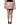 Dolce & Gabbana Glossy Pink Cotton High Waist Mini Skirt