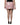 Dolce & Gabbana Glossy Pink Cotton High Waist Mini Skirt