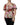 Dolce & Gabbana Pink Floral Silk Short Sleeves Blouse Top