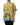 Dolce & Gabbana Yellow Silk Printed Short Sleeve Blouse Top