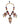 Dolce & Gabbana Multicolor Whimsical Face Charm Pendant Beaded Necklace