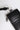 Dolce & Gabbana Black Leather Logo Embossed Lanyard Card Holder Wallet