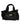 Dolce & Gabbana Black Shoulder Strap Pet Carry Logo Plaque Bag