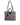 Dolce & Gabbana Grey Alpaca Wool Logo Plaque Tote Shoulder Bag