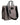 Dolce & Gabbana Grey Alpaca Wool Logo Plaque Tote Shoulder Bag