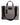 Dolce & Gabbana Grey Alpaca Wool Logo Plaque Tote Shoulder Bag