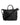 Dolce & Gabbana Black Calfskin Leather Hand Shoulder Duffle Bag