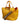 Dolce & Gabbana Yellow Orange Nylon Logo Plaque Hand Shoulder Duffle Bag