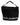 Dolce & Gabbana Black Nylon White Iconic Logo Shoulder Bucket Bag