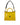 Dolce & Gabbana Yellow PVC Cotton Satchel Shoulder Strap Bag