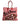 Dolce & Gabbana Red Checkered Embellished Shopping Tote Cotton Bag