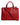 Dolce & Gabbana Red Calfskin Leather Shoulder Top Handle Bag