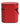 Dolce & Gabbana Red Calfskin Leather Logo Print Flip Holder Airpods Case