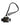 Dolce & Gabbana Black Leather Strap Gold Metal Logo Plaque Airpods Case
