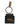 Dolce & Gabbana Black Leather Strap Gold Metal Logo Plaque Airpods Case