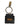 Dolce & Gabbana Black Leather Strap Gold Metal Logo Plaque Airpods Case