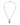 Dolce & Gabbana Gold Brass Chain Religious Crystal Cross Pendant Necklace