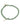 Dolce & Gabbana Green Plexy Acrylic Chunky Gold Hardware Wallet Chain
