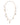 Dolce & Gabbana Gold Tone Brass Chain Religious Cross Pendant Necklace