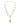 Dolce & Gabbana Gold Tone Chain Brass Beaded Statement Sicily Necklace